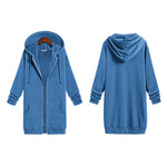 Zeagoo Zip Up Hoodies Long Fleece Jacket