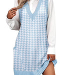Zeagoo Womens Sweater Vest Dress Pattern Knitted Dress
