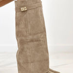 ARABELLA��� - Khaki Suede Boots