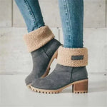 Cl��mence | Mid-Height Wool Boots