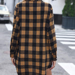 Zeagoo Womens Shacket Jacket Long Sleeve Flannel Shirt