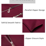 Zeagoo Womens Blazer Cropped Open Front Zipper Dress Jacket O Neck Casual Office Suit Jacket
