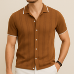 Men’s Casual Breathable Knit Shirt