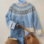 Elara | Heritage Nordic Knit Sweater
