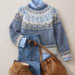 Elara | Heritage Nordic Knit Sweater