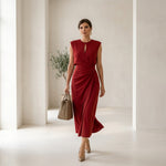 Aura™ Light Blue Elegant Dress – Sophisticated Silhouette