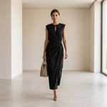 Aura™ Light Blue Elegant Dress – Sophisticated Silhouette