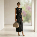 Aura™ Light Blue Elegant Dress – Sophisticated Silhouette