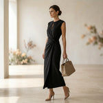 Aura™ Light Blue Elegant Dress – Sophisticated Silhouette