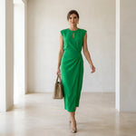 Aura™ Light Blue Elegant Dress – Sophisticated Silhouette