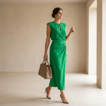 Aura™ Light Blue Elegant Dress – Sophisticated Silhouette