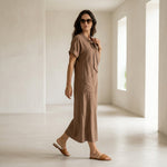 Emma Velvet™ Elegant Dress with Pockets