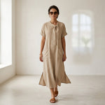 Emma Velvet™ Elegant Dress with Pockets