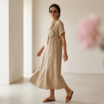 Emma Velvet™ Elegant Dress with Pockets
