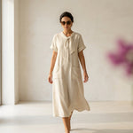 Emma Velvet™ Elegant Dress with Pockets