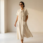 Emma Velvet™ Elegant Dress with Pockets