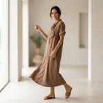 Emma Velvet™ Elegant Dress with Pockets