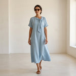 Emma Velvet™ Elegant Dress with Pockets