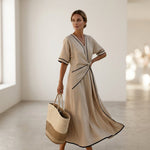 Emma Velvet™ Elegant Spring Dress
