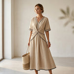Emma Velvet™ Elegant Spring Dress