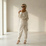 Off-white Linen Set