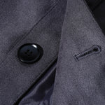 Men's Vintage Suede Single Breasted Stand Collar Jacket