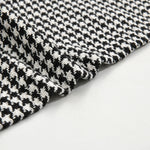 Men's Vintage Houndstooth Lapel Single Breasted Shirt Jacket