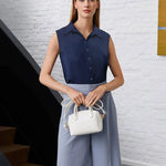 Sleeveless Button Down Tank Tops - Zeagoo (Us Only)