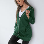 Zeagoo Zip Up Hoodies Long Fleece Jacket