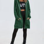 Zeagoo Zip Up Hoodies Long Fleece Jacket