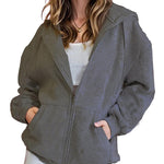 Zeagoo Women's Oversized Zip Up Hoodies