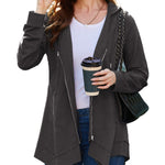 Zip Up Hooded Sweatshirts Thin Jacket - Zeagoo (Us Only)