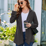 Zip Up Hooded Sweatshirts Thin Jacket - Zeagoo (Us Only)