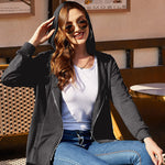 Zip Up Hooded Sweatshirts Thin Jacket - Zeagoo (Us Only)