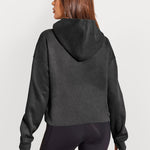 Zeagoo Womens Half Zip Cropped Hoodies