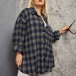 Long/Roll Up Sleeve Cotton Plaid Shirts - Zeagoo (Us Only)