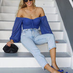 Tie Knot Ruched Crop Tube Top - Zeagoo (Us Only)