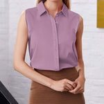 Sleeveless Button Down Tank Tops - Zeagoo (Us Only)