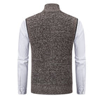 Enzo Knitted Zip Vest