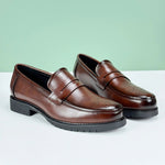 Vittorio Leather Penny Loafers