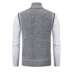 Enzo Knitted Zip Vest