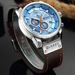Renzo Chronograph Leather Watch