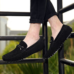 Leonardo Suede Bit Loafers