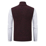 Enzo Knitted Zip Vest