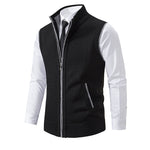 Enzo Knitted Zip Vest