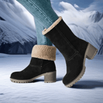 Cl��mence | Mid-Height Wool Boots