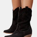 Piper | Perforated Ankle Boots