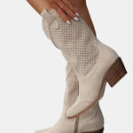 Piper | Perforated Ankle Boots