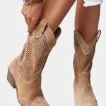 Piper | Perforated Ankle Boots