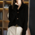 ELARA��� | Luxe Buttoned Sweater